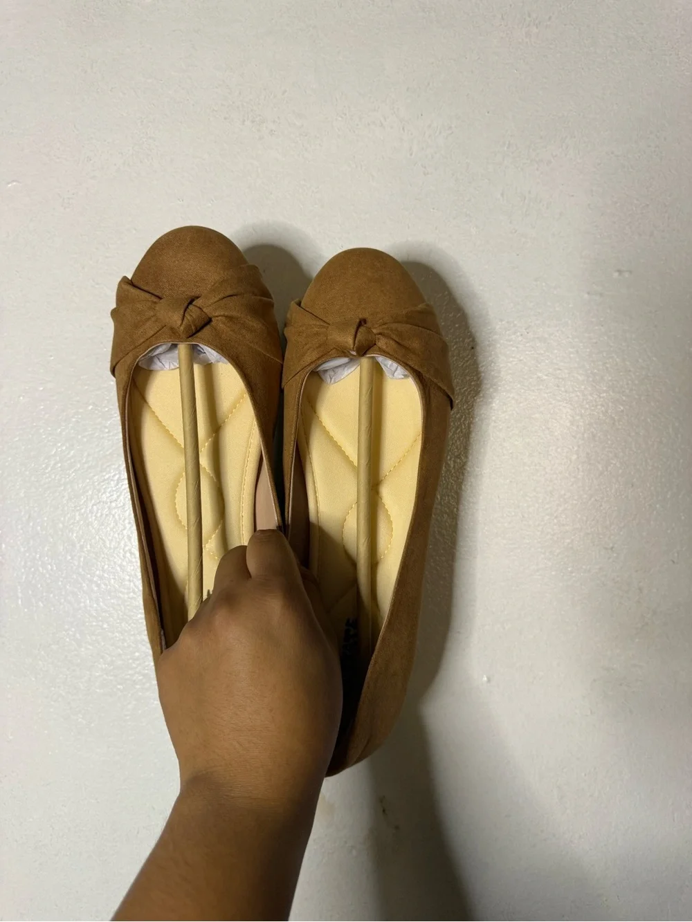 Women’s Brown Knot Ballet Flats